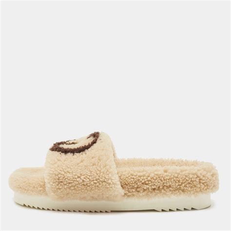 gucci womens slides sizing|Gucci slides with fur women.